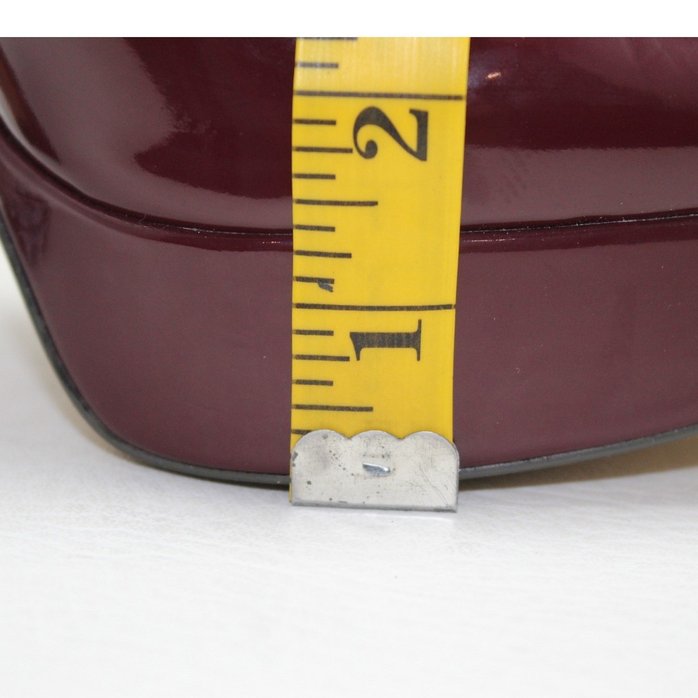 Sam Edelman Jildie Platform Slingback Mary Jane Pump French Burgundy Size 7.5 - Picture 4 of 12